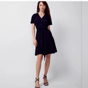 White House Black Market Short Sleeved Godet Dress